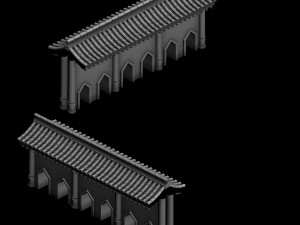inn - fence - shing mun 2701 3D 模型