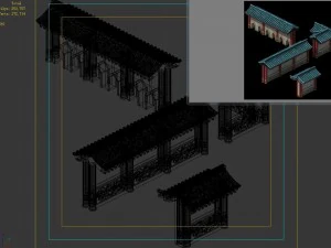 inn - fence - shing mun 2701 3D Model