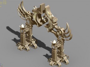 inn - fence - shing mun 2702 3D Model