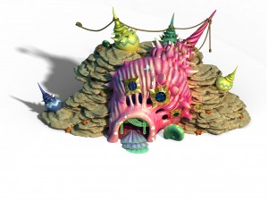 liuli island - conch house 01 Model 3D