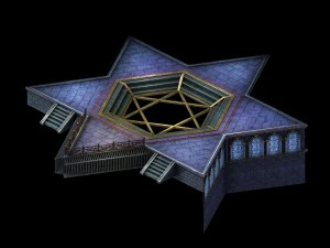 pentagram ground -01 3D Model