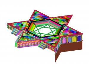 pentagram ground -01 3D Model