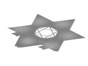 pentagram ground -01 3D Model