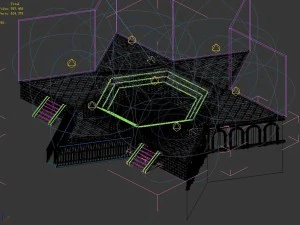 pentagram ground -01 3D Model