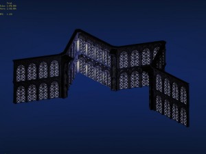 hexagram wall -01 3D-Modell