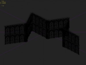 hexagram wall -01 3D-Modell