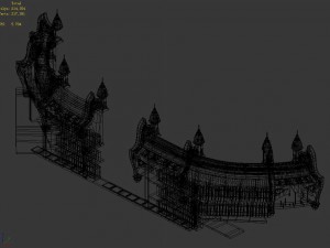hexagram corner -01 Modello 3D