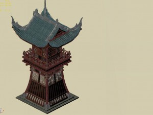 luoyang city - turret 01 3Dモデル