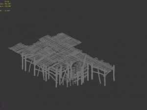 pier - platform - wooden ladder 27 3D 模型
