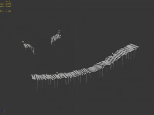 wood - sling bridge 01 Modèle 3D
