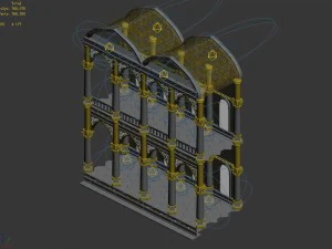 human knight district - pillar -01 3D Model