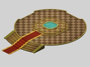 human ranger area - ground 01 Modelo 3D