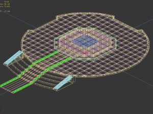human ranger area - ground 01 Modèle 3D