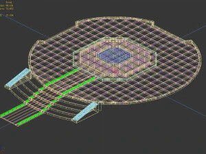 human ranger area - ground 01 3D Model