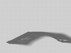 human ranger area - wall 01 3D Model