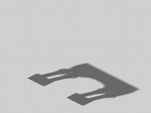 human ranger area - pillar 01 3D Model