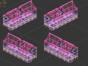 horse racing area - house 01 Modèle 3D