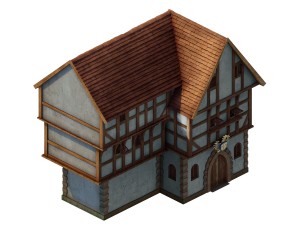 horse racing area - house 02 3D Model