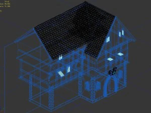 horse racing area - house 02 3D Model