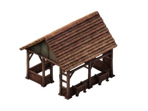 horse racing area - house 03 Model 3D