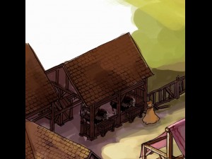 horse racing area - house 03 3D Model