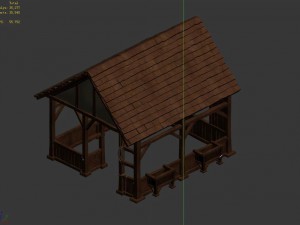 horse racing area - house 03 3D Model