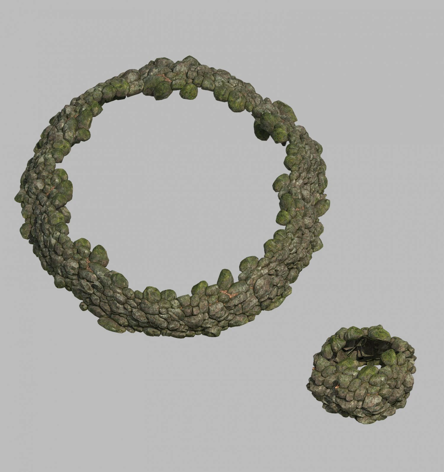 mountain - moss - rocks 11 3D Model .c4d .max .obj .3ds .fbx .stl .blend 