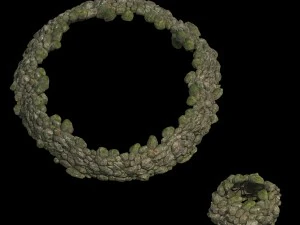 mountain - moss - rocks 11 3D Model