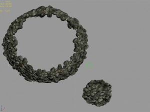 mountain - moss - rocks 11 Modèle 3D