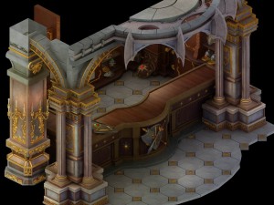 store district - wall 02 3D Model