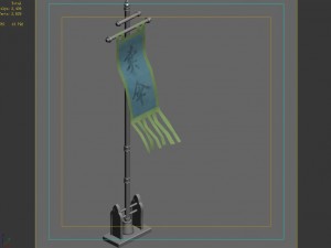 shop - flag weaving 2701 3D Model