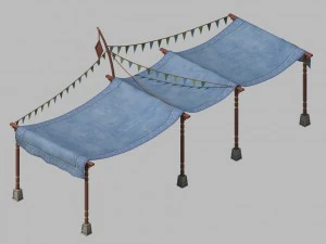 negozio - pioggia peng 2701 Modello 3D