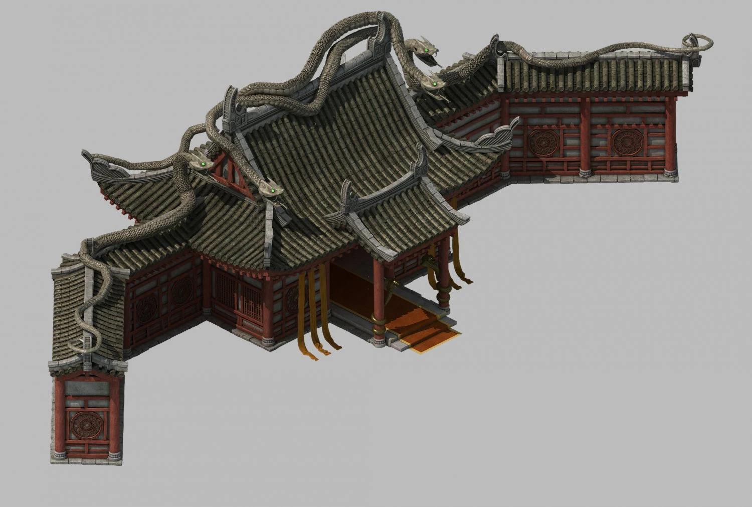 one hundred thousand - snake - practice home 3D Model .c4d .max .obj .3ds .fbx .stl .blend
