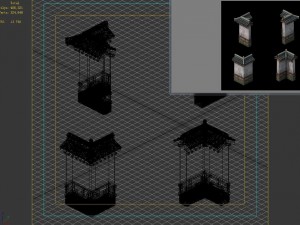 courtyard - wall 2701 3D 모델