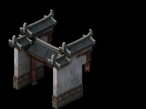 courtyard - wall 2702 3D 모델