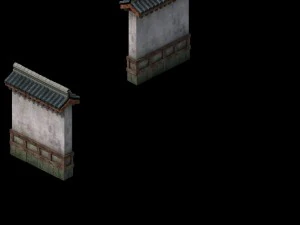 courtyard - wall 2703 3D Model