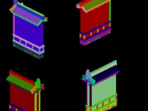courtyard - wall 2704 3D Model