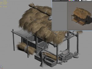 water caravan - horse circle 3D Модель