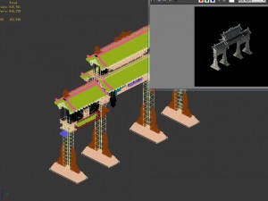 tang dynasty - architecture - archway 3Dモデル