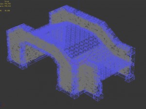 tang dynasty building - stone bridge 01 3D Model