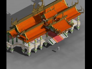 temple of heaven - main hall 01 Model 3D