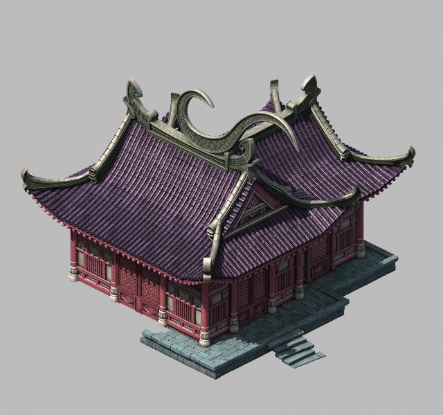 tianhe - siamese - building Modelo 3D .c4d .max .obj .3ds .fbx .stl .blend