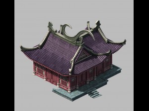 tianhe - siamese - building Model 3D