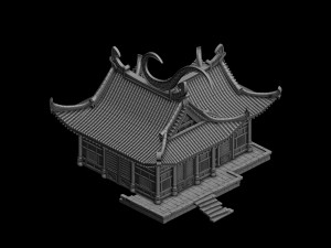 tianhe - siamese - building Modelo 3D