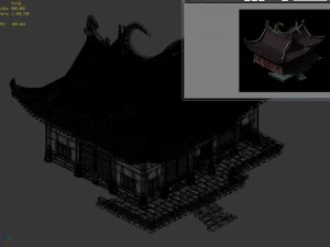 tianhe - siamese - building 3D Model
