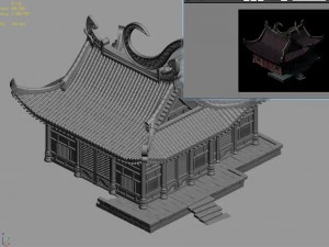 tianhe - siamese - building 3D Model