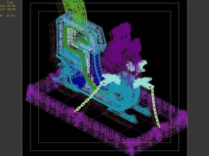 sky city - bronze - statue 02 3D Model