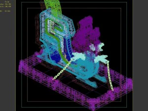 sky city - bronze - statue 02 3D Model