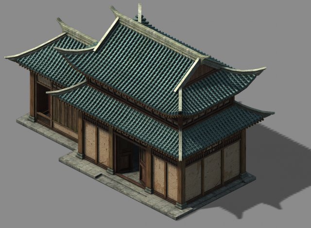 tianshui city - shop 01 3D Model .c4d .max .obj .3ds .fbx .stl .blend 