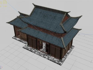 tianshui city - shop 01 3D Model